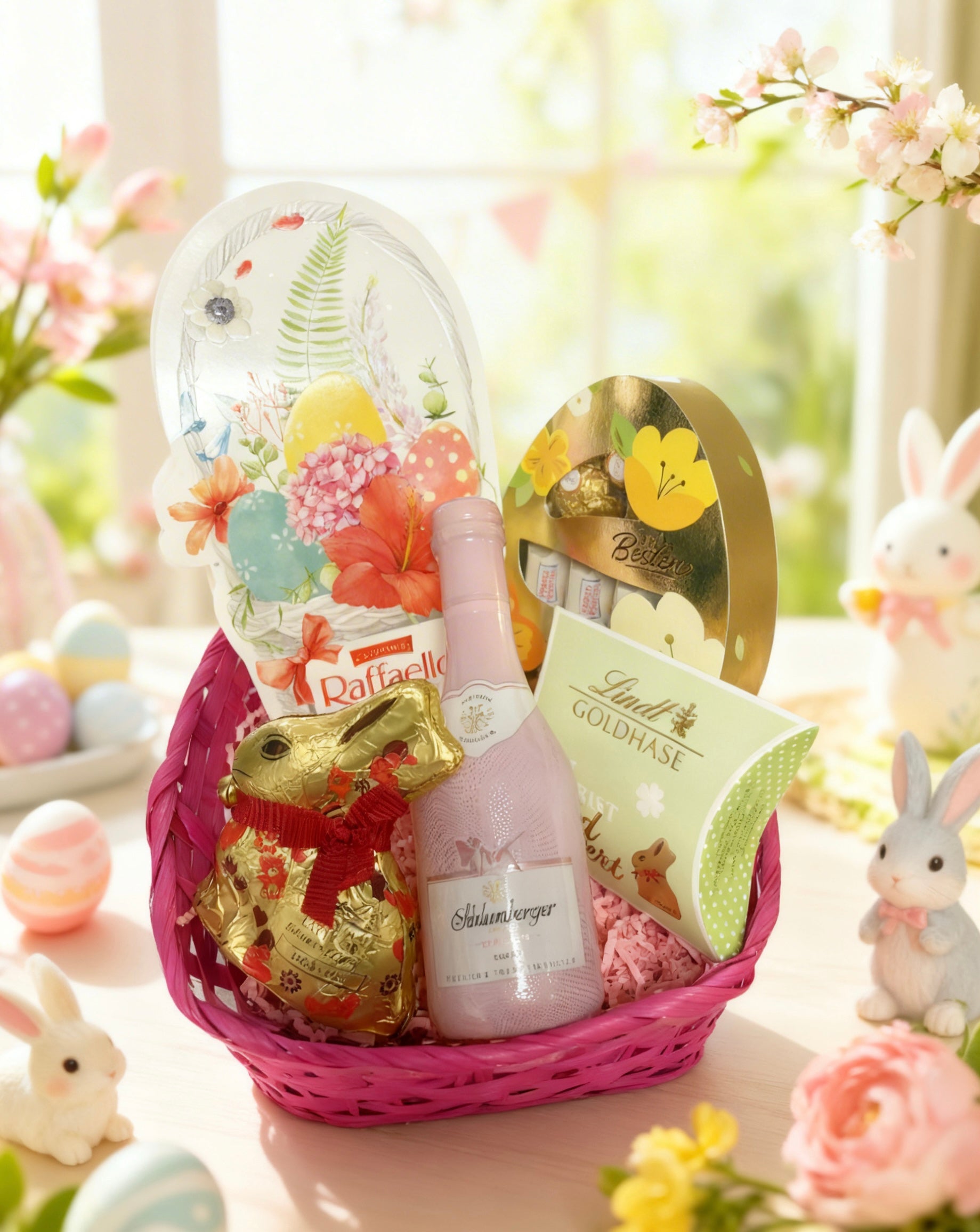 Oster-Geschenkkorb Frühlingsfreude